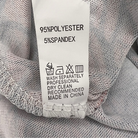 Medium Grey Hooded Sweater Dress Halloween Goth Druid Cosplay Long Sleeve - Picture 12 of 14